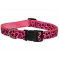 Sassy Dog Wear Sassy Dog Wear LEOPARD-FRUIT PUNCH4-C Leopard Dog Collar; Pink - Large LEOPARD-FRUIT PUNCH4-C